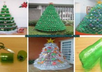 Aprende a realizar un árbol de navideño con botellas plásticas
