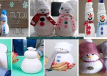 Aprende como hacer un muñeco de nieve con calcetines
