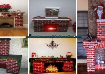 Aprende como crear una chimenea de navidad para tu hogar en cartón
