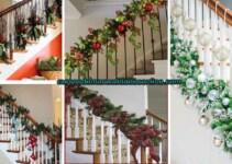 Aprende a hacer decoraciones navideñas para escaleras
