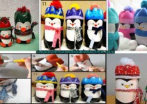 Aprende cómo crear hermosos pingüinos de navidad con botellas