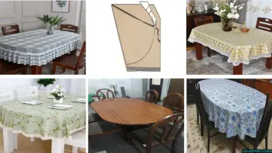 Como hacer un mantel para mesa ovalada Mantel para mesa ovalada hecho a máquina