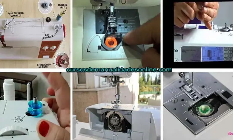 Aprende a devanar canilla y enrollar el hilo de tu maquina de coser