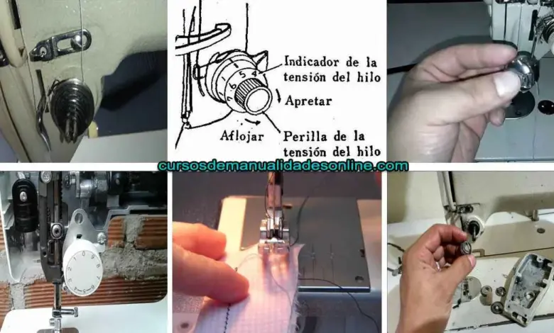 Aprende como regular la tensión del hilo superior en la maquina de coser paso a paso Aprende como regular la tensión del hilo superior en la maquina de coser paso a paso