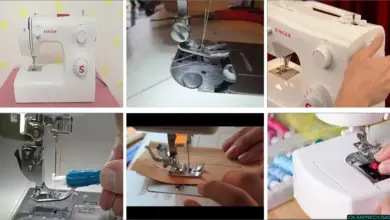 Cómo usar una máquina de coser: Guía paso a paso Máquina de coser en acción con una prenda en proceso de ser cosida