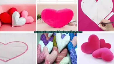 Aprende como hacer una almohada en forma de corazón Aprende como hacer una almohada en forma de corazón