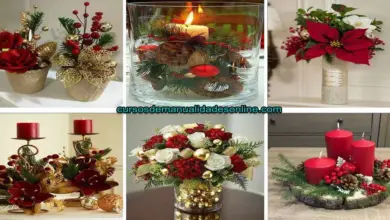 Aprende a crear arreglos florales navideños fáciles de hacer Aprende a crear arreglos florales navideños fáciles de hacer