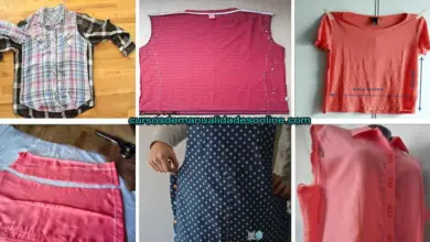 Aprende como reducir la talla a una blusa Aprende como reducir la talla a una blusa