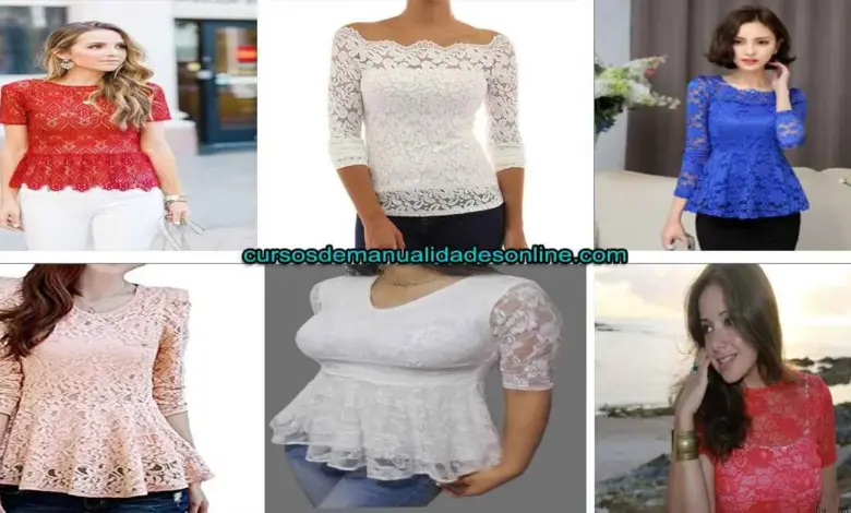Aprende 6 trucos de como confecciona una blusa peplum de encaje Aprende 6 trucos de como confecciona una blusa peplum de encaje
