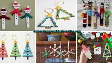 Cómo hacer manualidades navideñas con palos de helado Cómo hacer manualidades navideñas con palos de helado