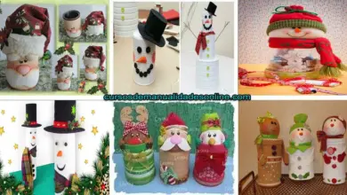 Aprende a crear muñeco de nieve y dulcero navideño con latas Aprende a crear muñeco de nieve y dulcero navideño con latas