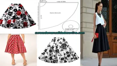 Aprende como trazar el patrón para una falda circular Aprende como trazar el patrón para una falda circular