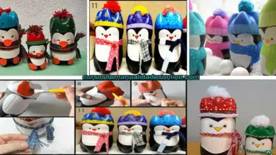 Aprende cómo crear hermosos pingüinos de navidad con botellas Aprende cómo crear hermosos pingüinos de navidad con botellas
