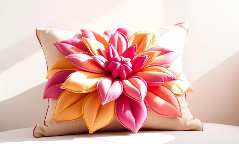 Curso de Costura: Cómo Hacer Cojín Estilo Flor en Tela