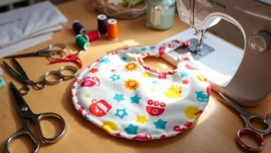 Curso de Costura: Cómo Hacer un Babero para Bebé Curso de Costura: Cómo Hacer un Babero para Bebé