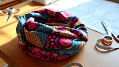 Curso de Costura: Cómo Hacer un Turbante de Tela con Patrón Curso de Costura: Cómo Hacer un Turbante de Tela con Patrón