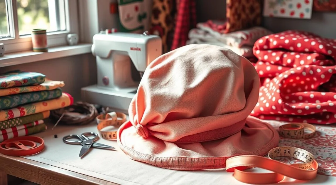 Técnicas de costura para gorros de tela